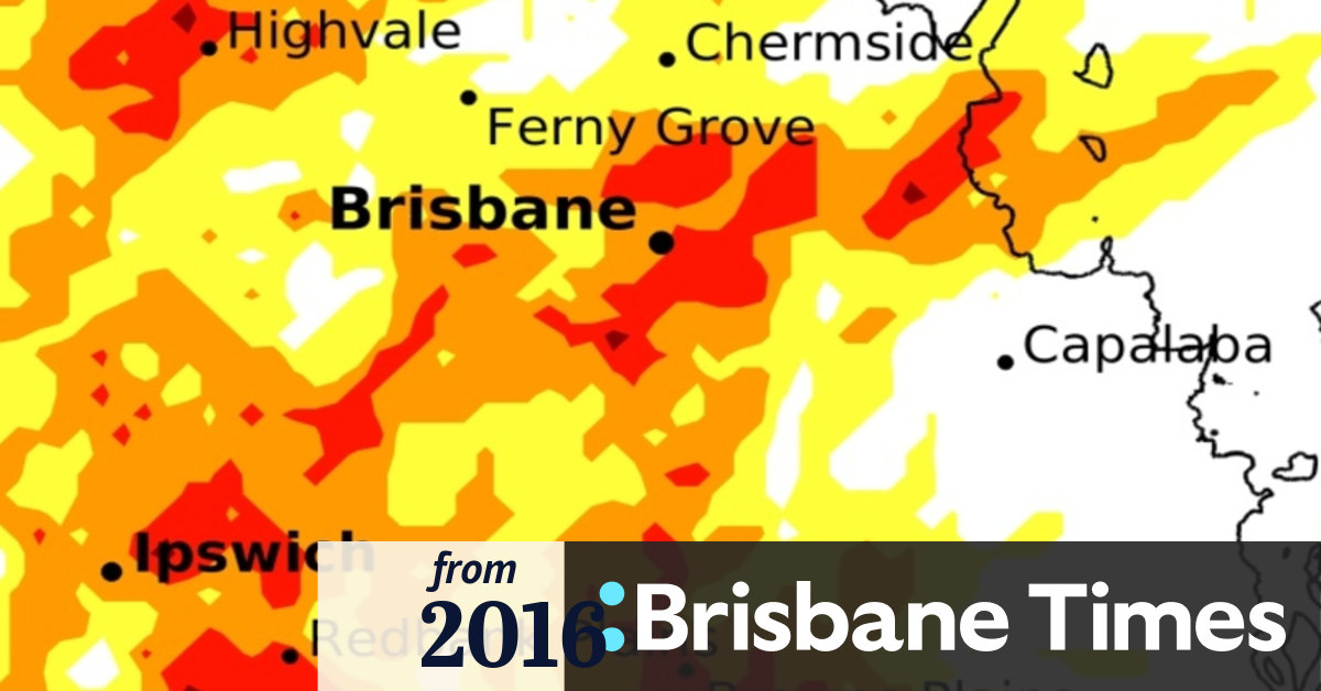 Brisbane weather UQ storm map shows where they hit most